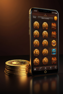 Smartphone con app casinò